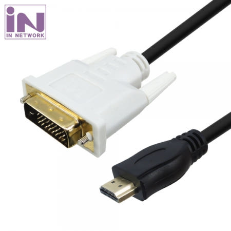 인네트워크 IN-4KHD100 HDMI to DVI-D 케이블 (10m)