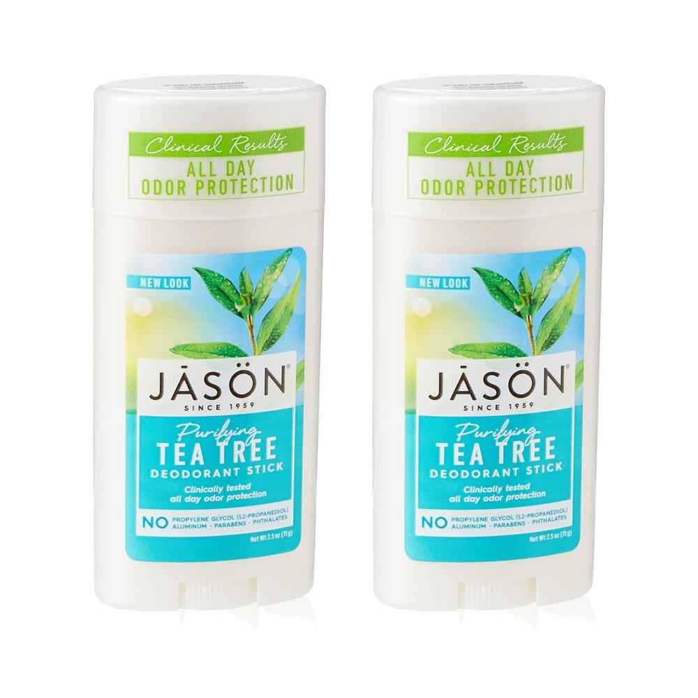 JASON 데오드란트 스틱 티트리 알루미늄프리 Deodorant 71g (2개) - 상품 이미지