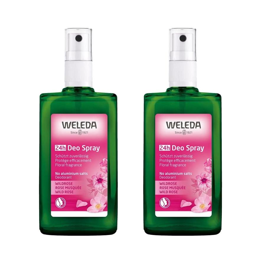 Weleda 데오드란트 스프레이 로즈 Deodorant 100ml (2개) - 상품 이미지