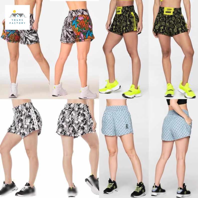 줌바웨어 고품질 반바지 츄리닝 여성 의류 바지 ZUMBA - 상품 이미지