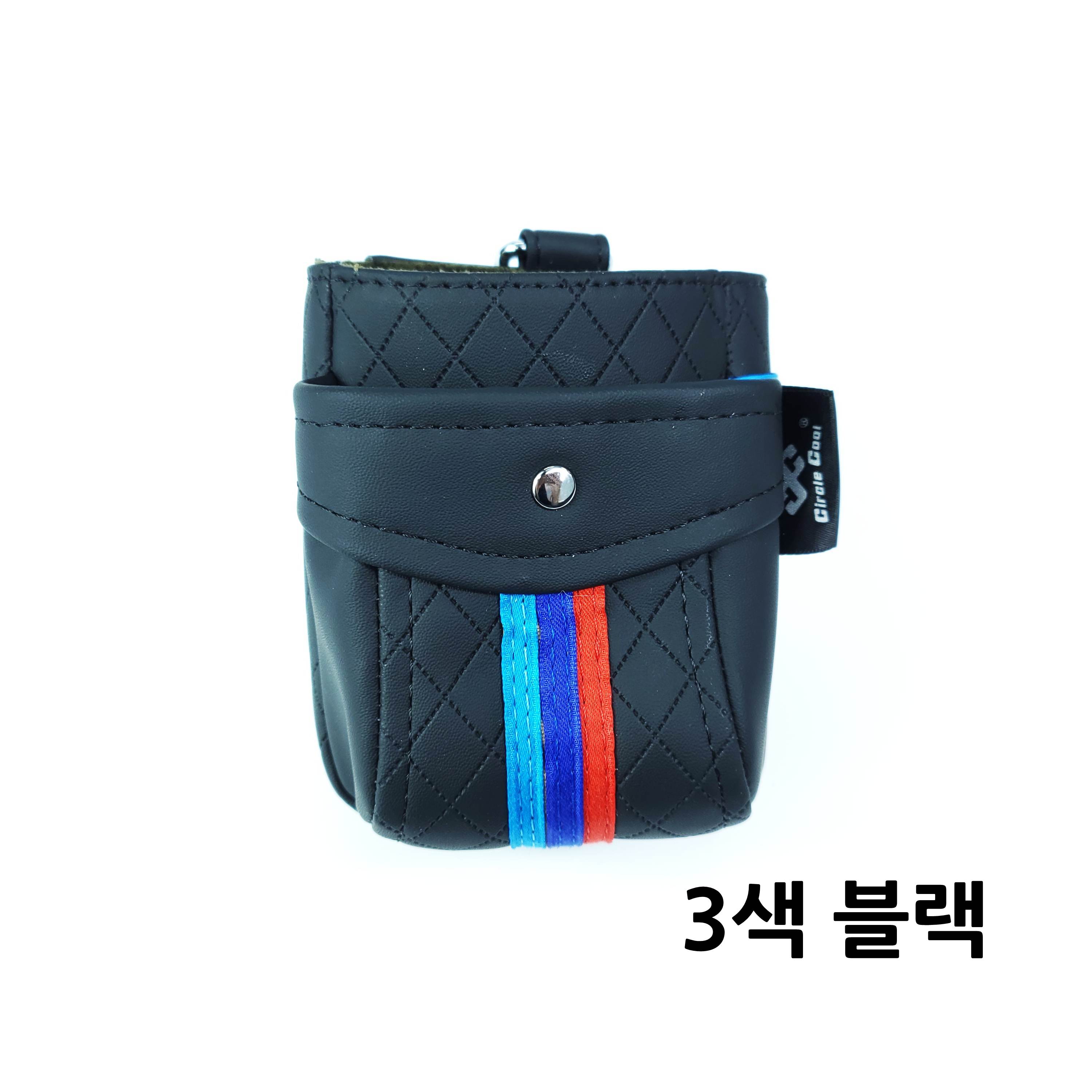 1+1 자동차 차량용 가죽 송풍구 수납함 포켓 핸드폰 사이드 수납 거치대 - 상세 이미지 5