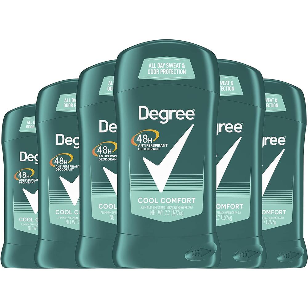 Degree 데오드란트 스틱 쿨컴포트 48시간 Deodorant 76g (6팩) - 상품 이미지