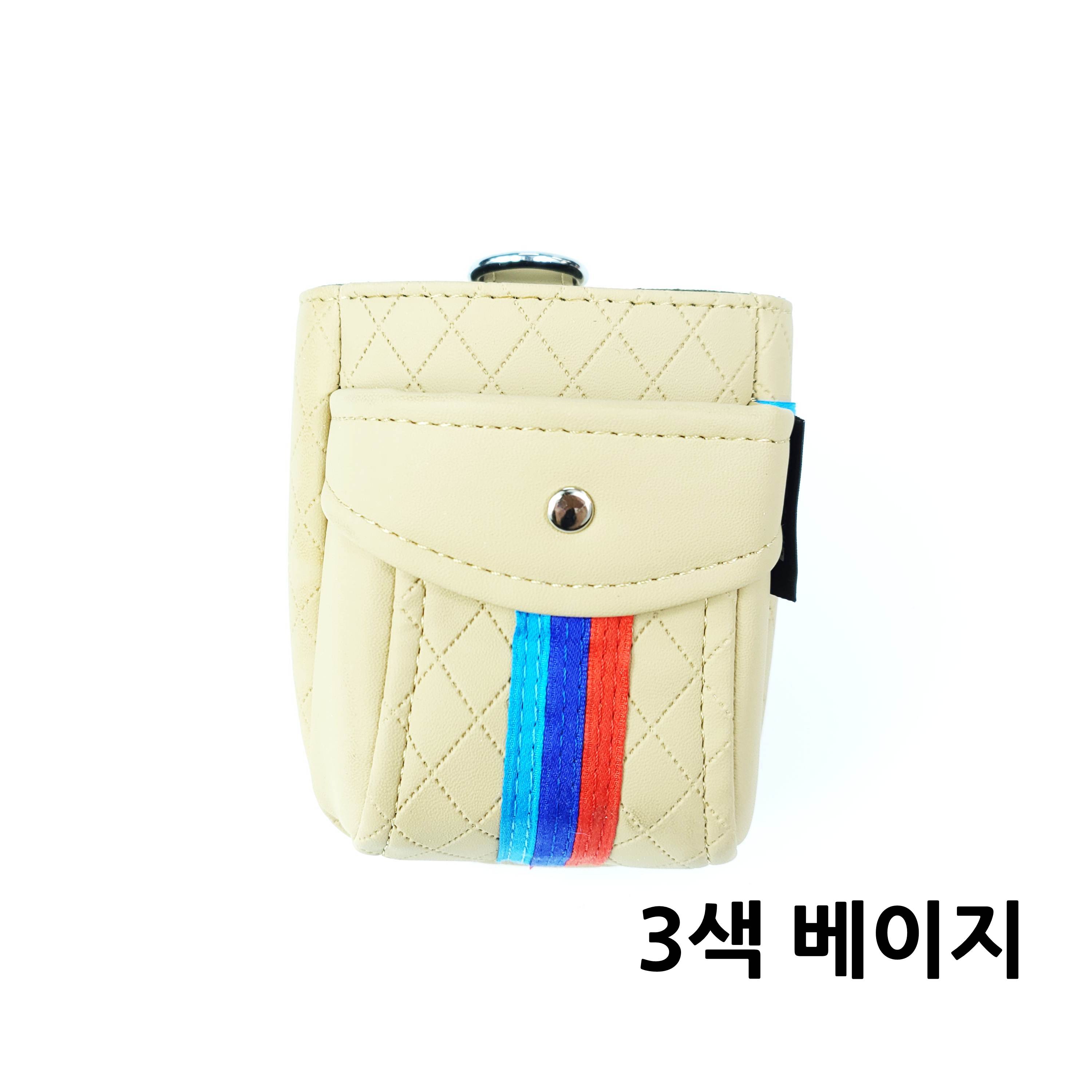 1+1 자동차 차량용 가죽 송풍구 수납함 포켓 핸드폰 사이드 수납 거치대 이미지 7
