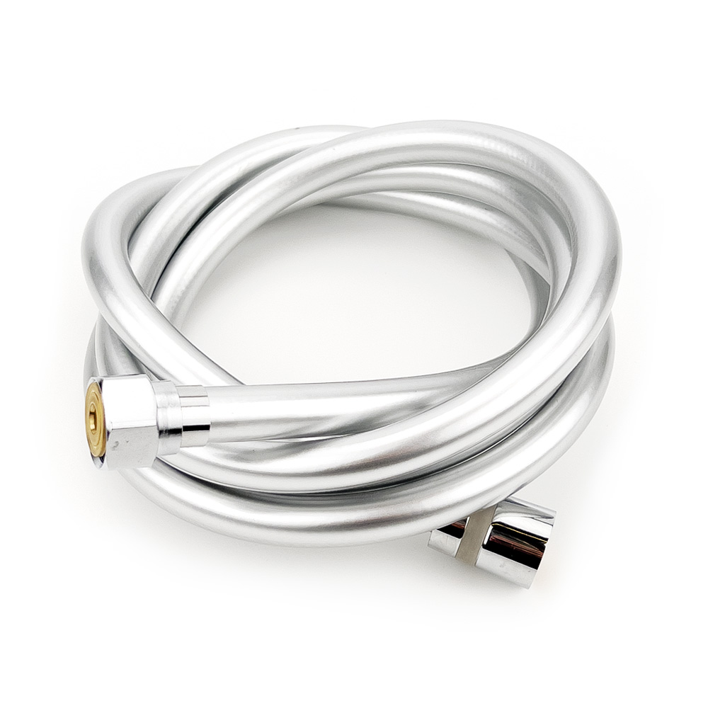 크리썸 360 꼬임방지 PVC 샤워기 호스 실버 1.5M / 2M