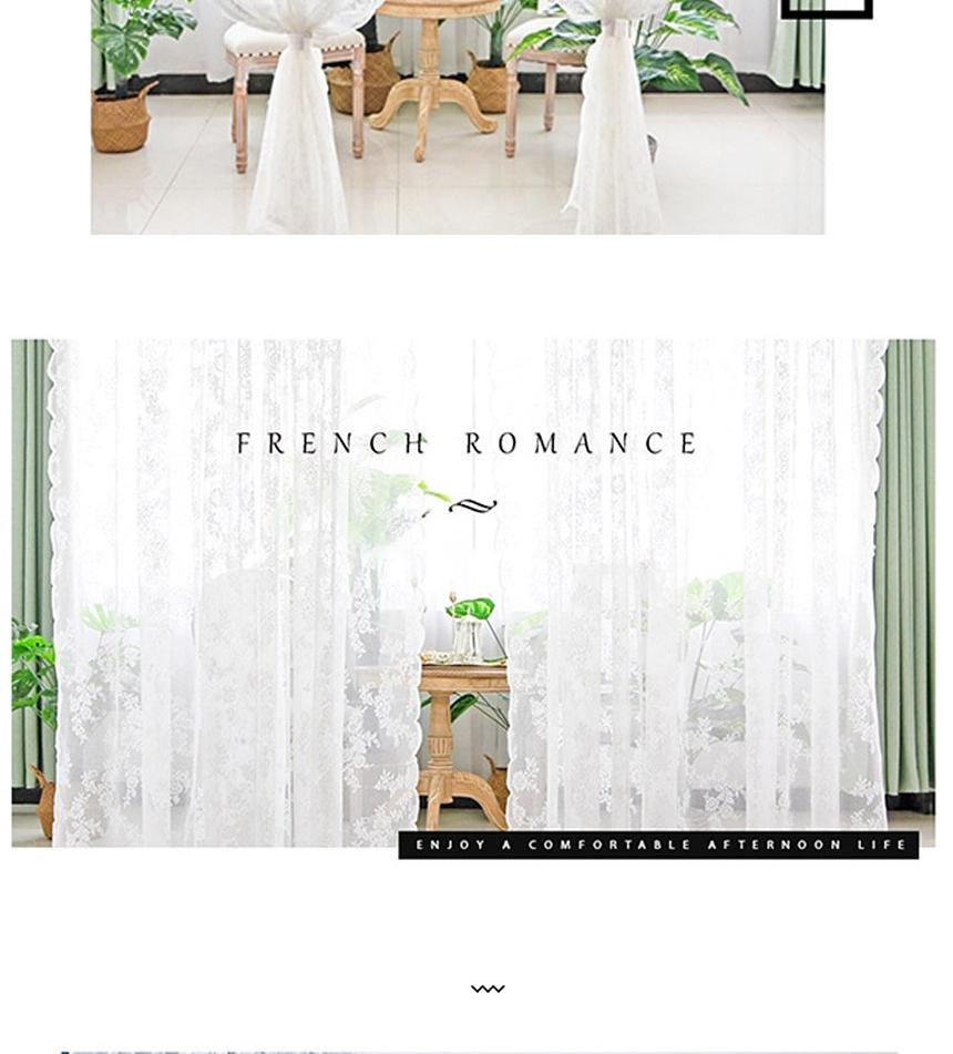 2p 얇은 커텐 레이스 시스루 커튼 셀프 커튼
