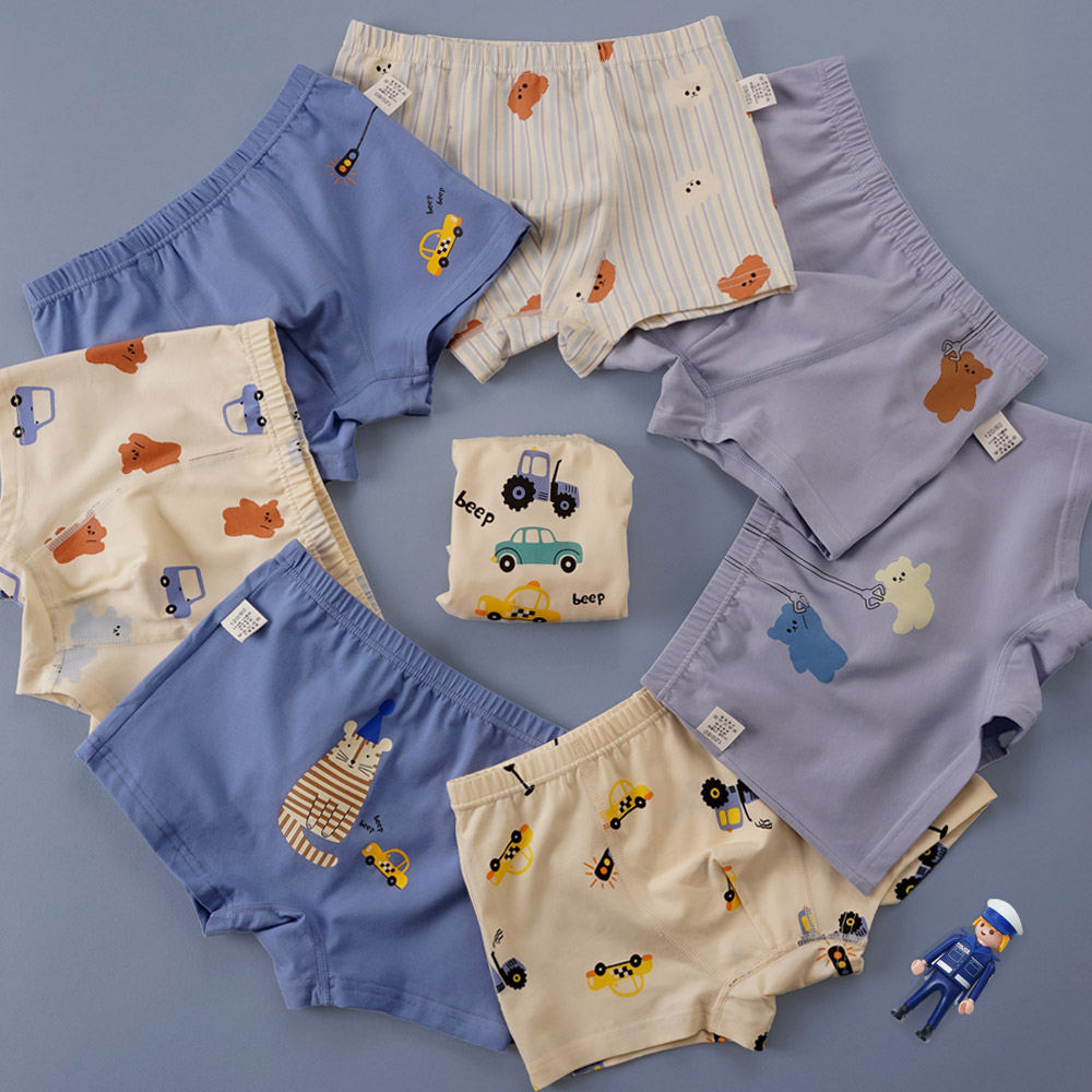 [빌도르] 블루이 8매 남아 드로즈 사각 아동 키즈 어린이 팬티 세트