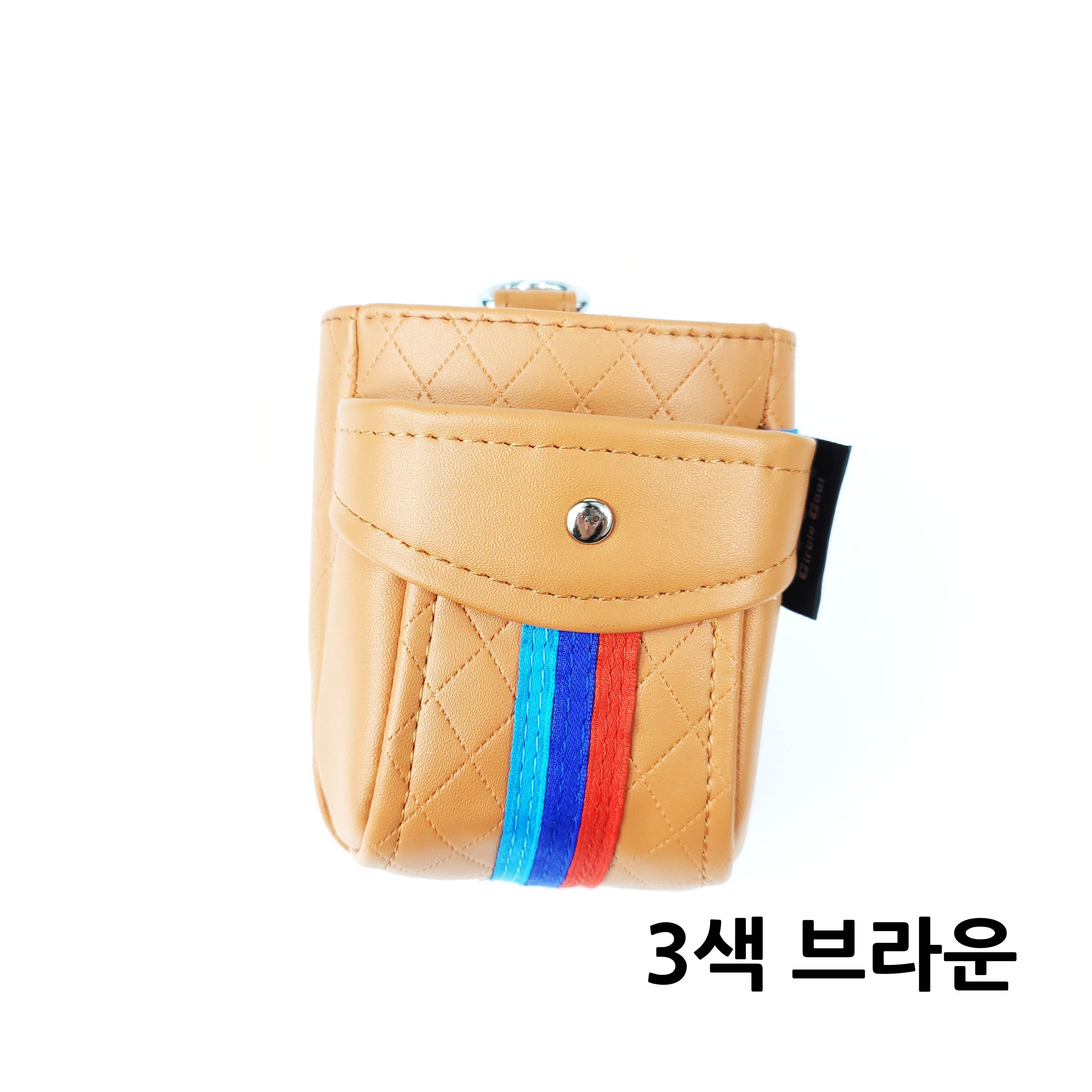 1+1 자동차 차량용 가죽 송풍구 수납함 포켓 핸드폰 사이드 수납 거치대 이미지 6