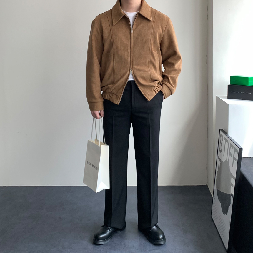 (SALE)남자스웨이드자켓 트러커자켓 블루종 - 상세 이미지 3
