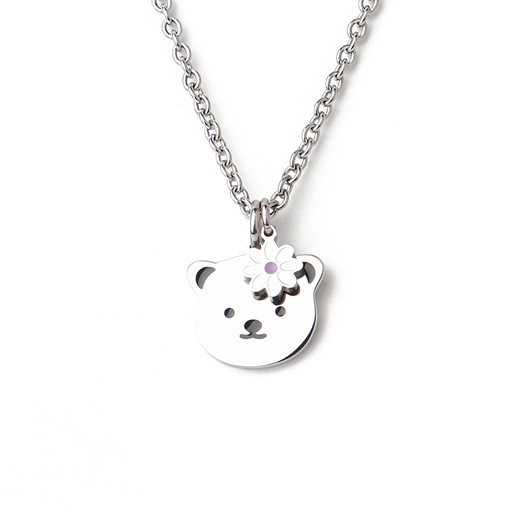 써지컬스틸 참 탄생석 미아방지 목걸이 팔찌용