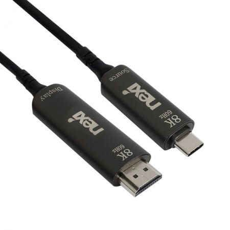 NX1357 USB3.1 to HDMI2.1 AOC 광 케이블 20M(NX-U31HD21-AOC-20M)