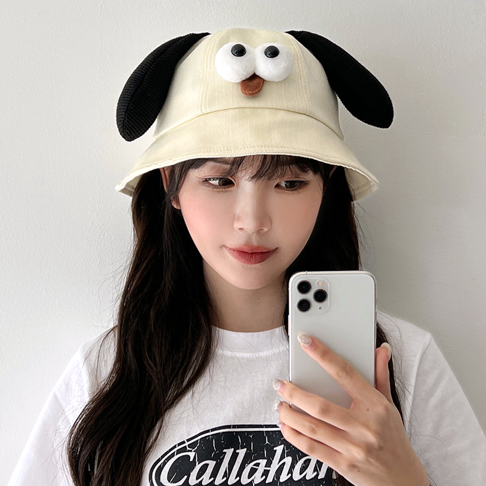 동물모자 사파리 버킷햇 인생네컷 귀달이 벙거지 캐릭터모자 이미지 2