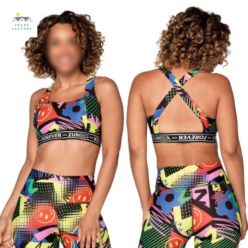 줌바댄스복장 ZUMBA 상의 단체 남방 줌바웨어 복장 티 팬츠 - 상세 이미지 4