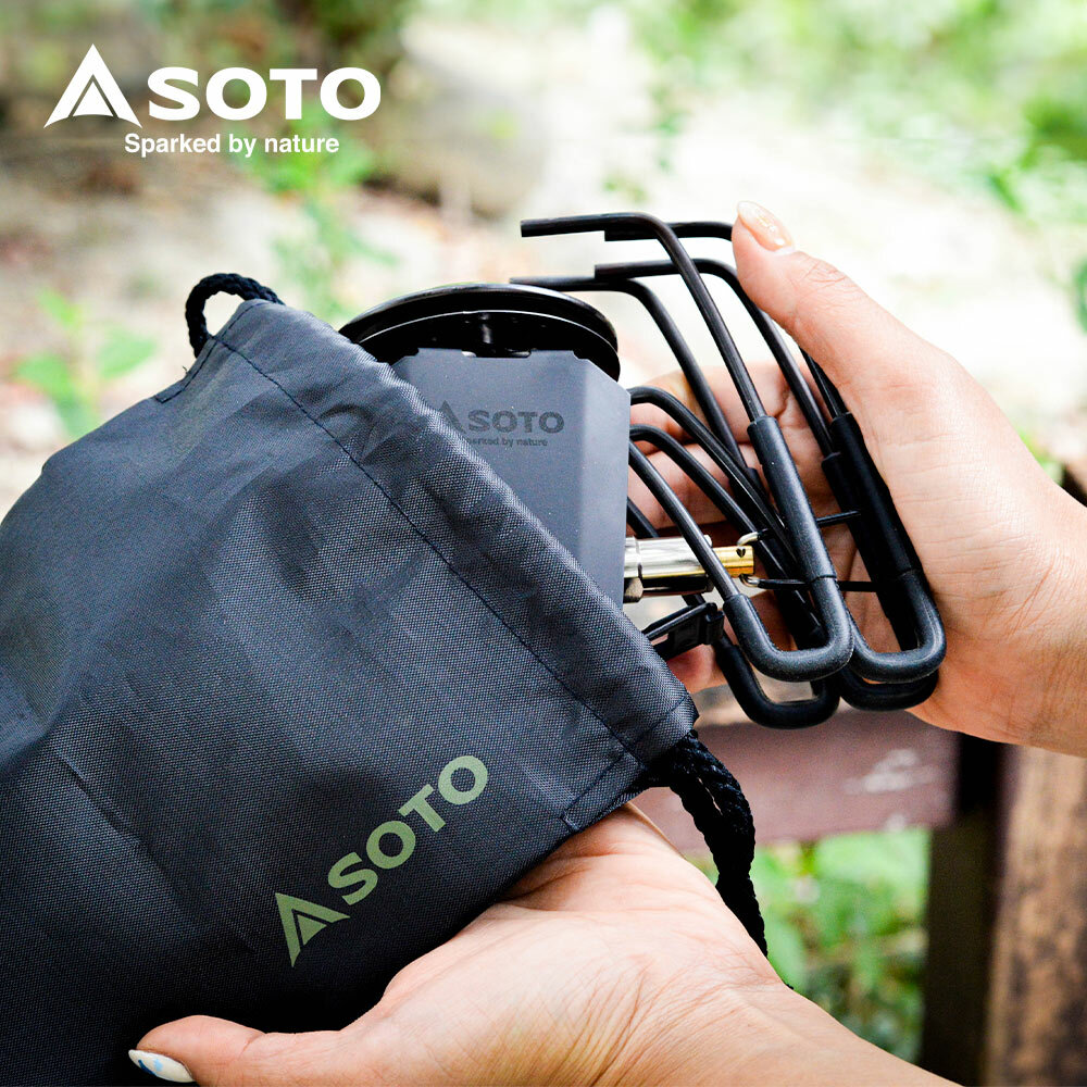 소토 레귤레이터 스토브 버너 ST-340 블랙 캠핑 경량 백패킹