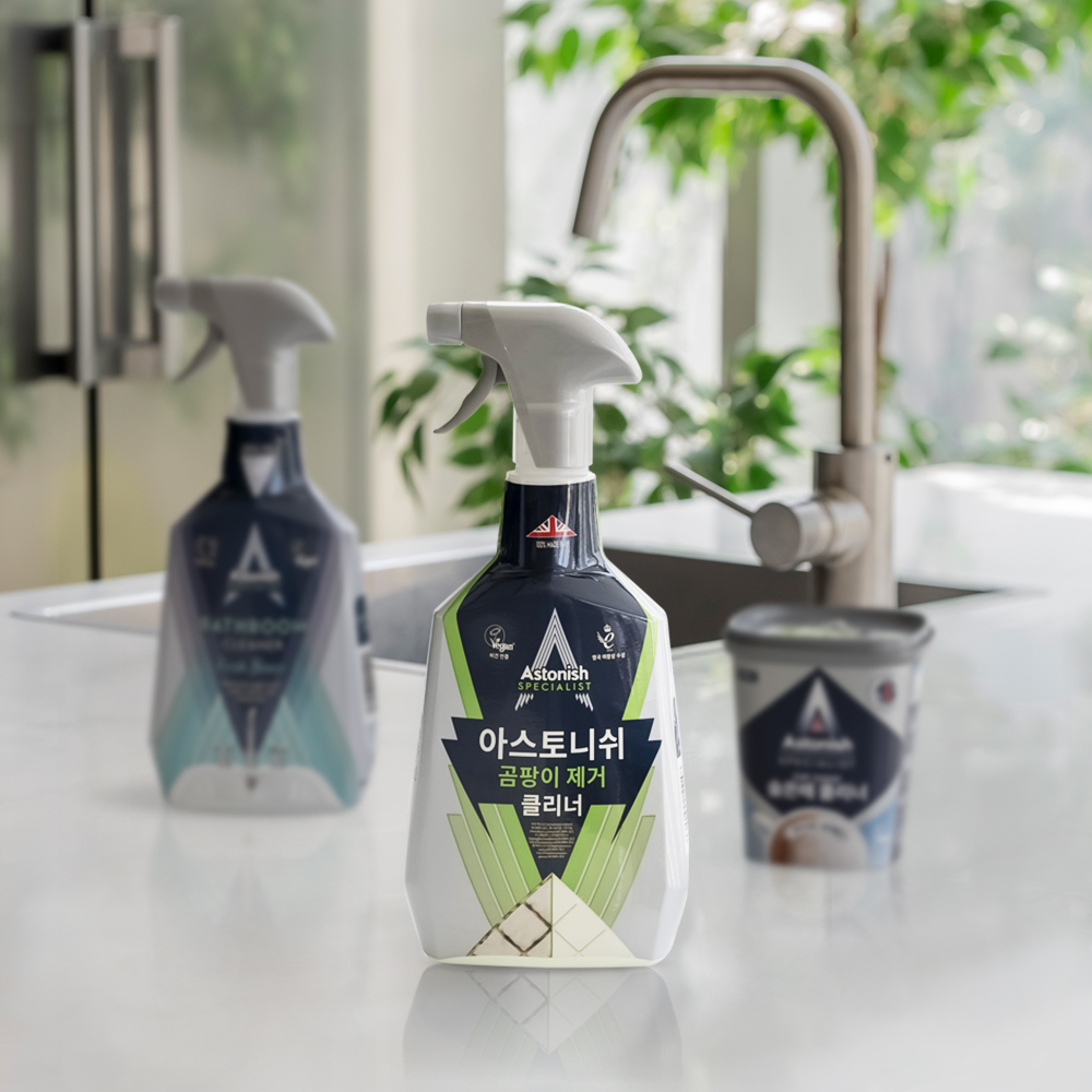 [본사] 아스토니쉬 곰팡이 제거제 화장실 벽지 베란다 욕실 실리콘 창틀 750ml
