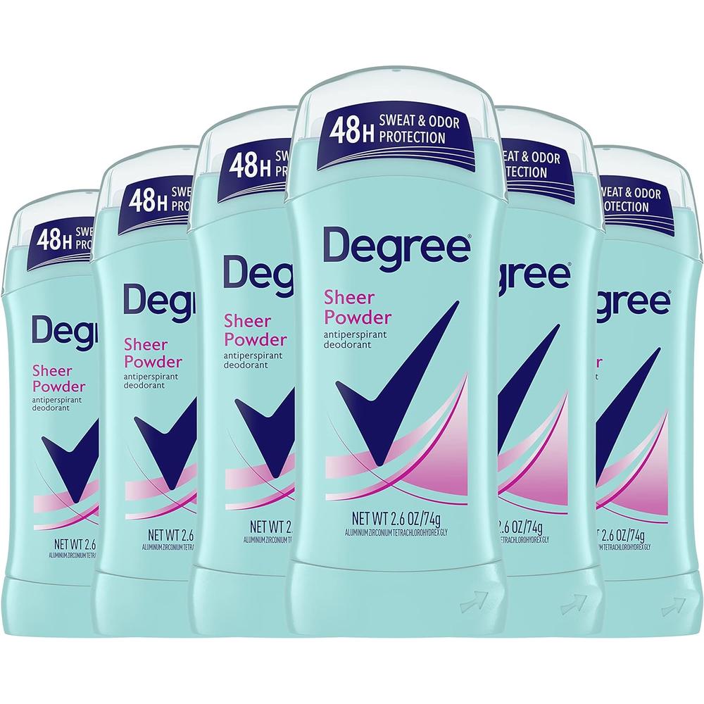 디그리 데오드란트 스틱 시어파우더 Deodorant 74g (6팩) - 상품 이미지