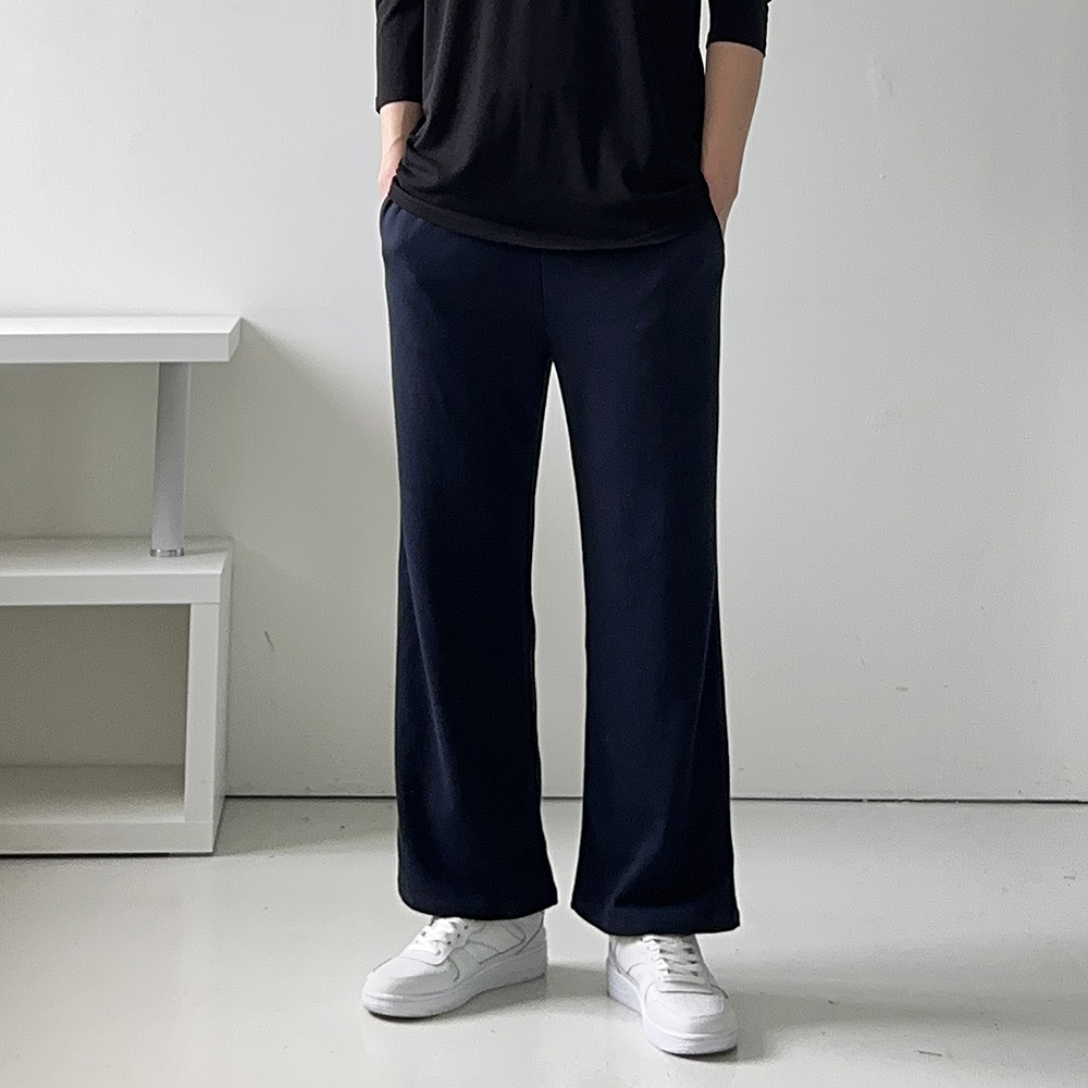 남자와이드팬츠 빅사이즈 밴딩 트레이닝 남자조거팬츠 - 상세 이미지 3