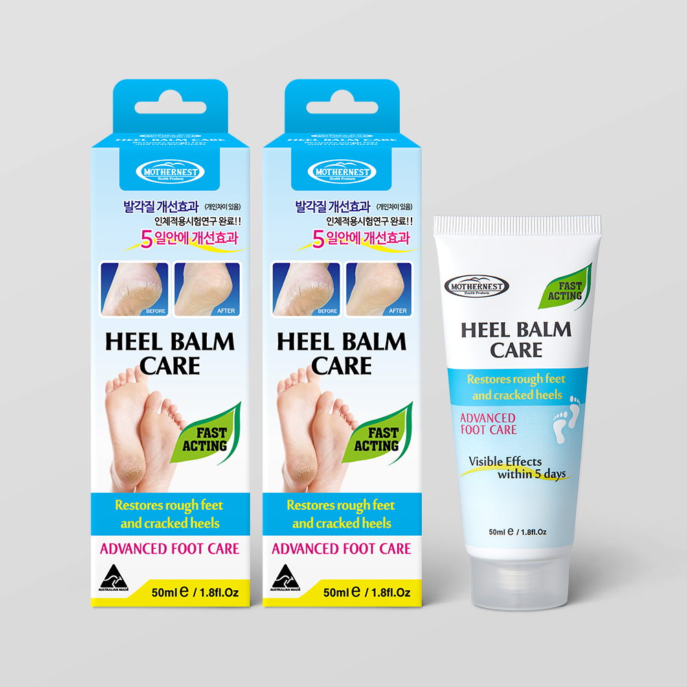 마더네스트 발뒤꿈치각질 제거제 갈라짐 크림 팩 풋케어 스틱 밤 힐밤 케어 50ml, 2개 - 상품 이미지