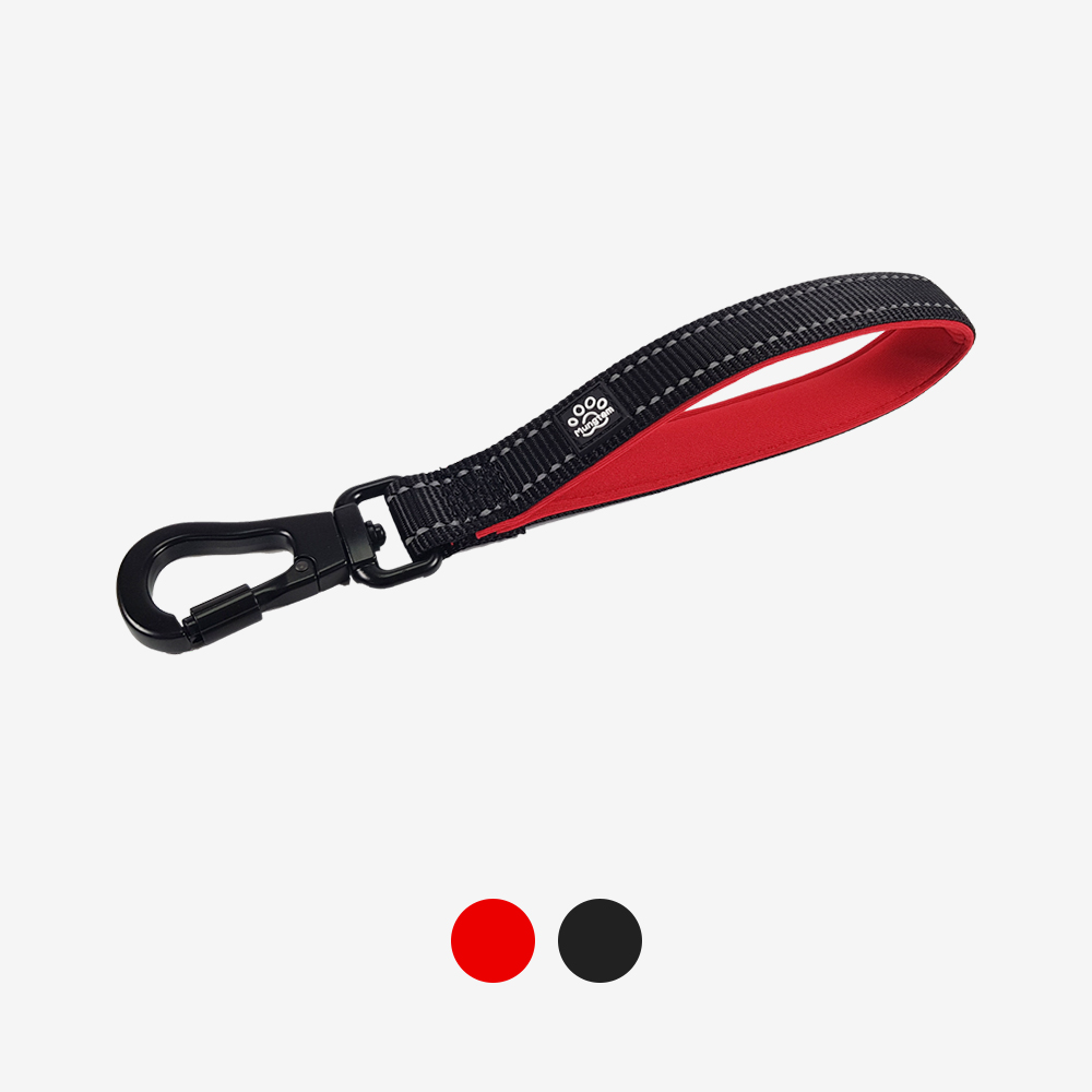 대형견 숏 리드줄 앞섬방지 핸들러 중형견 짧은줄 26cm - 상세 이미지 2