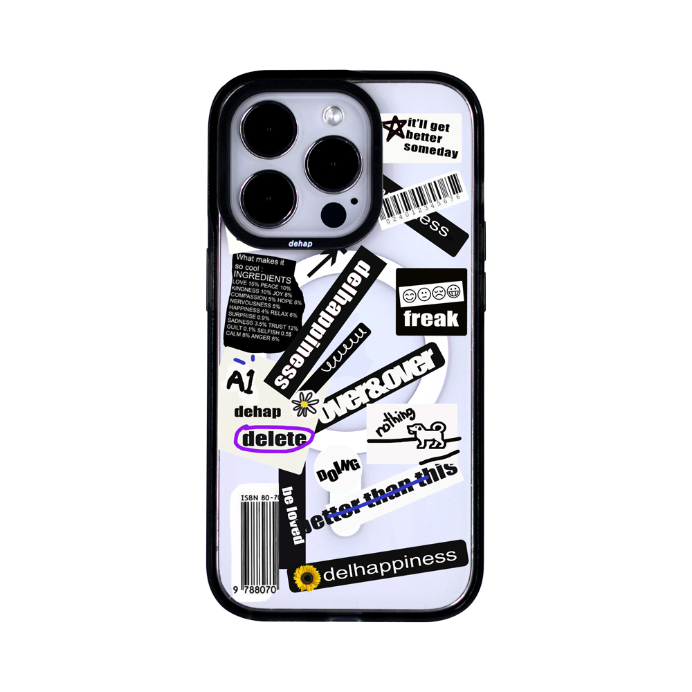 아이폰 맥세이프케이스 아이폰17 프로 케이스 블랙 라벨 - 상세 이미지 2