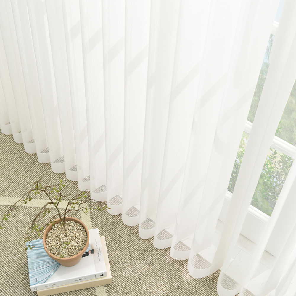 아라크네 스마트커튼 암막 거실 플레인 유니 1㎡