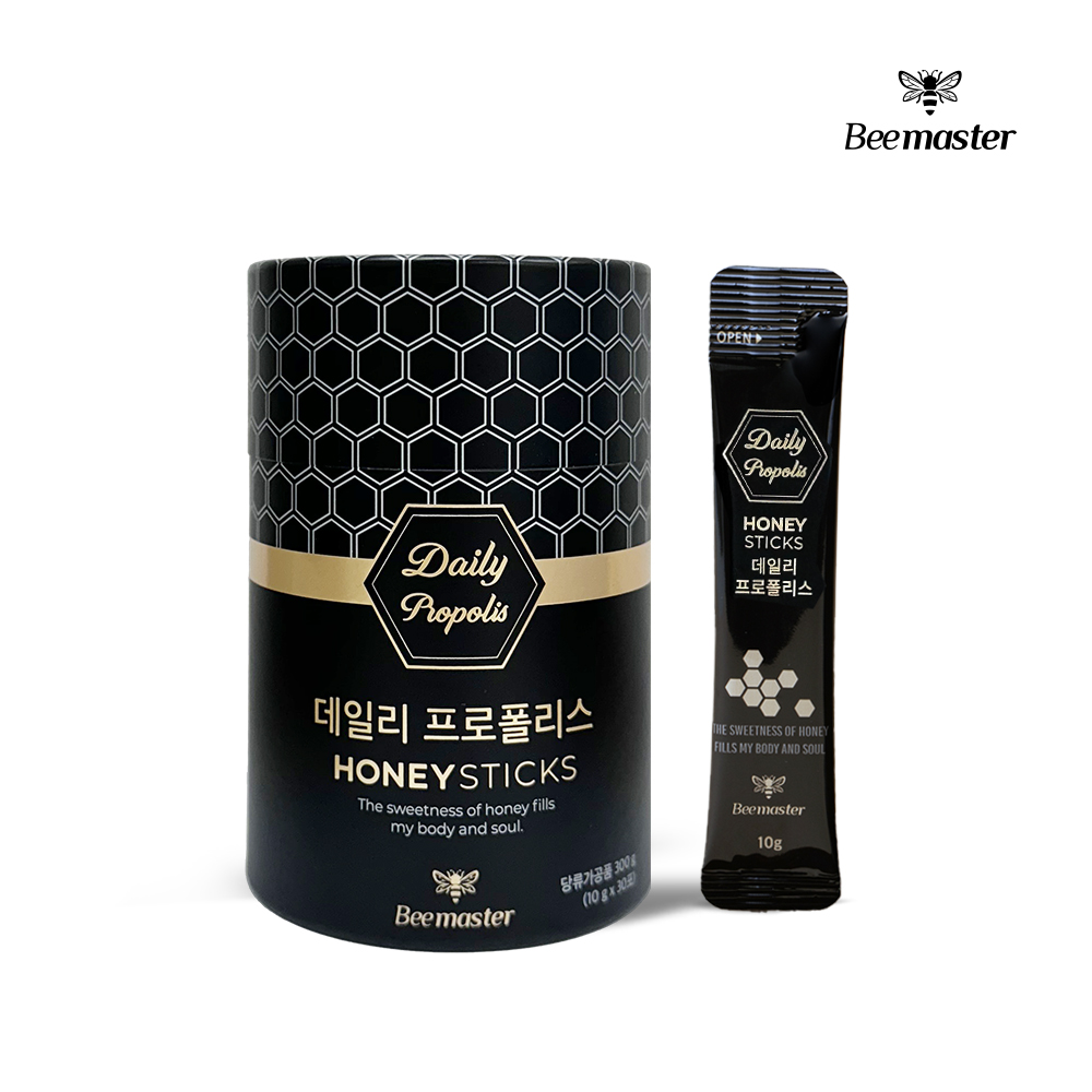비마스터 데일리 프로폴리스 꿀 스틱 휴대용 허니스틱 10g 30포 - 상세 이미지 2