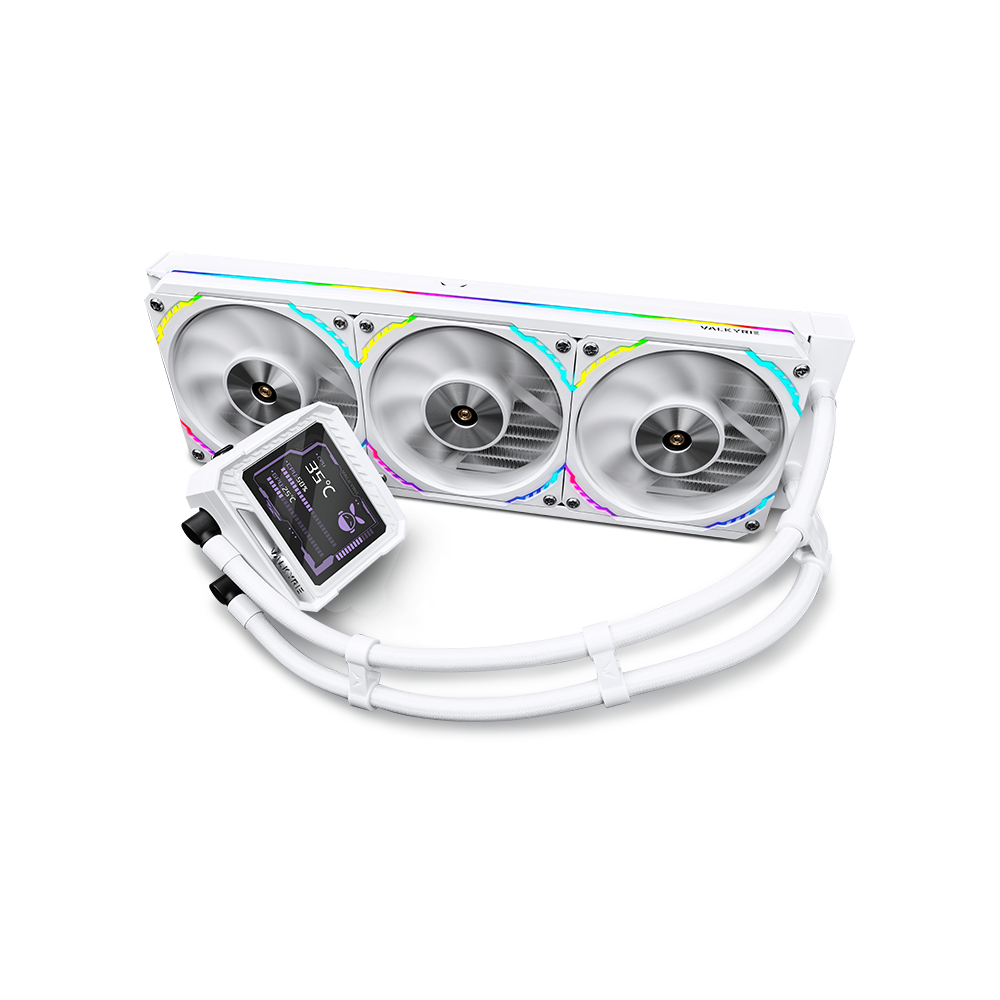 발키리 VALKYRIE V360S ARGB LCD CPU 수냉쿨러 멀린 (화이트)