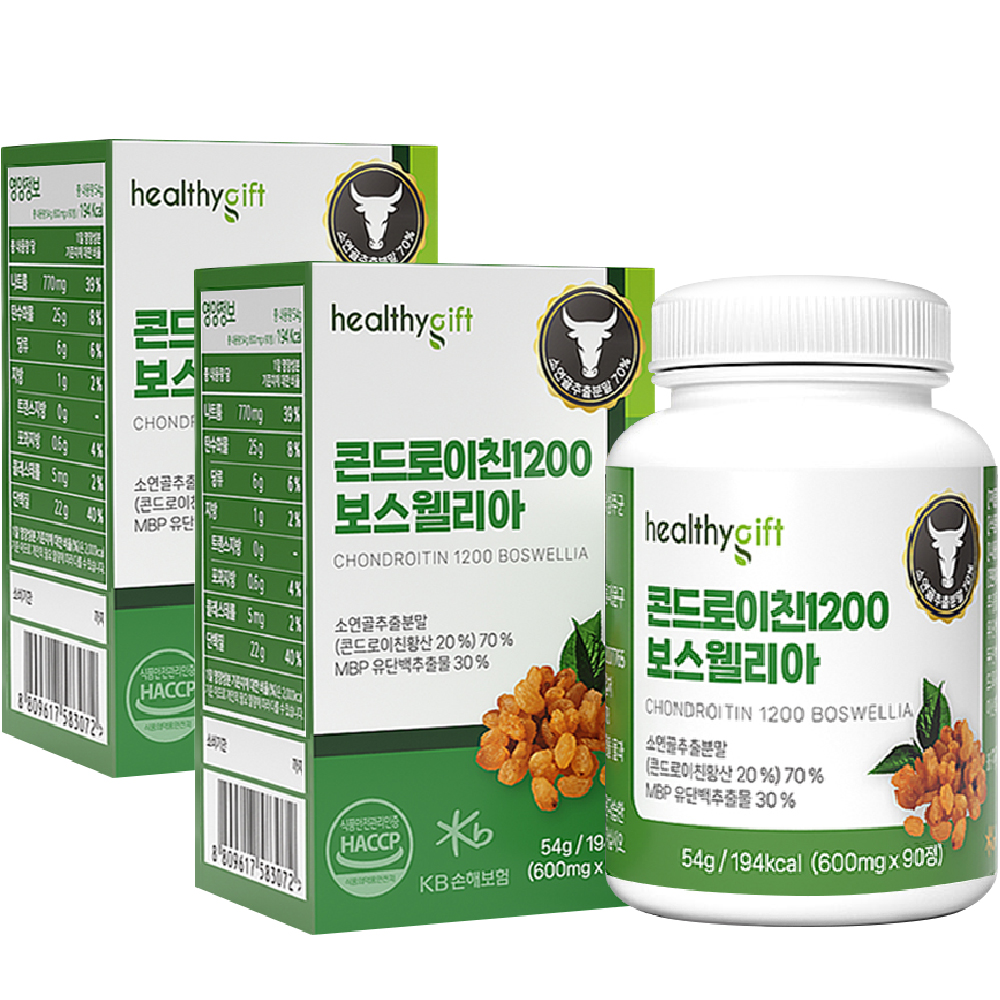 콘드로이친 1200 보스웰리아 소연골 정 식약처 HACCP 인증 90정 - 상세 이미지 3