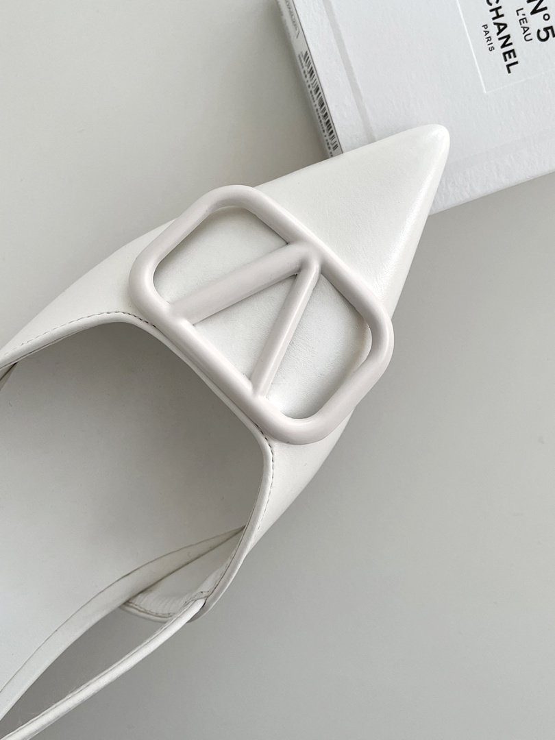 뾰족코 6cm 미들굽 스틸레토 슬링백힐 / 5col 상세 이미지 8