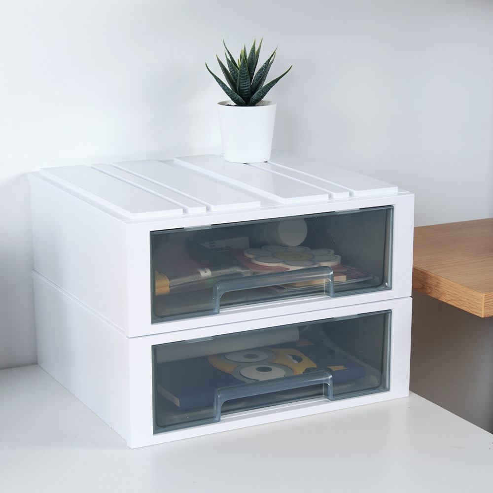 시스템 책상정리함 데스크오거나이저 미니서랍 데스크정리함 A4수납 소형 이미지 3