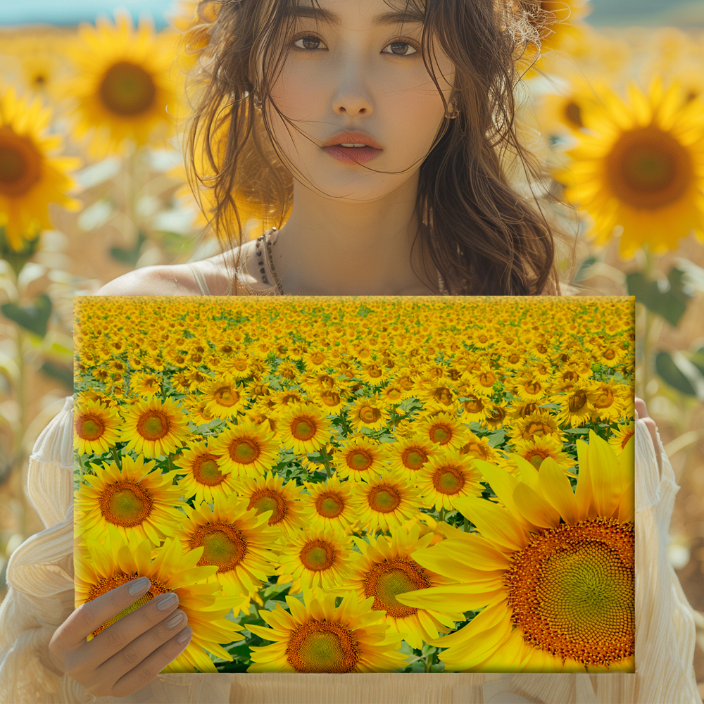 해바라기 그림 액자 대형 집들이 선물 개업 거실 돈들어오는 인테리어 3호