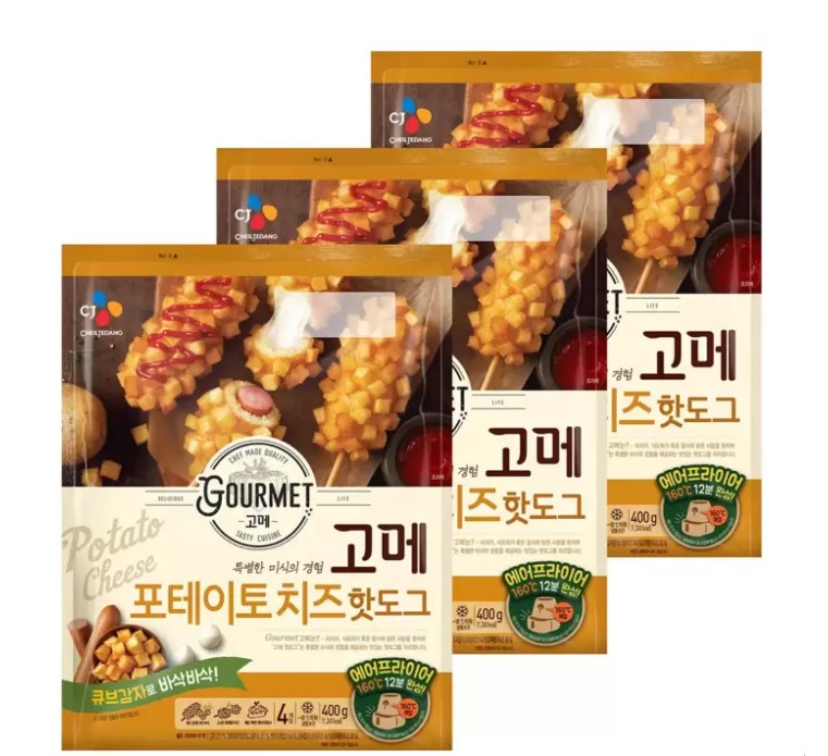 명랑 모짜렐라 가득 쌀 핫도그 치즈 소시지 핫바 10개 - 상세 이미지 3