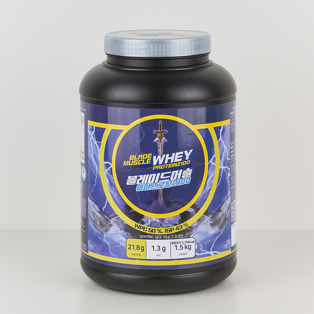 블레이드머슬 웨이 프로틴2100 복합 단백질 쉐이크 프로틴파우더 WPC,ISP 1.5kg - 상세 이미지 4