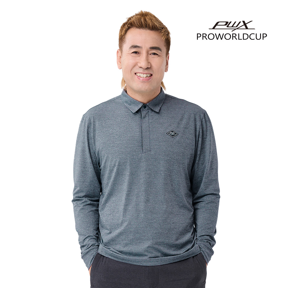 [PWX]Q123-3301-1TN 남성 스트라이프 카라티셔츠 - 상세 이미지 2