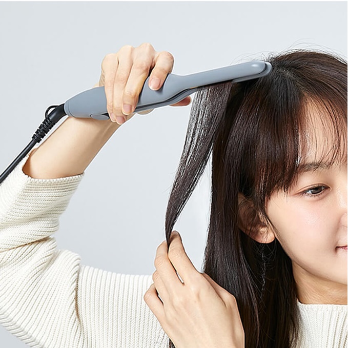 여행용 고데기 곱슬 긴 짧은 머리 고데기 둥근 남자 고데기 - 상품 이미지