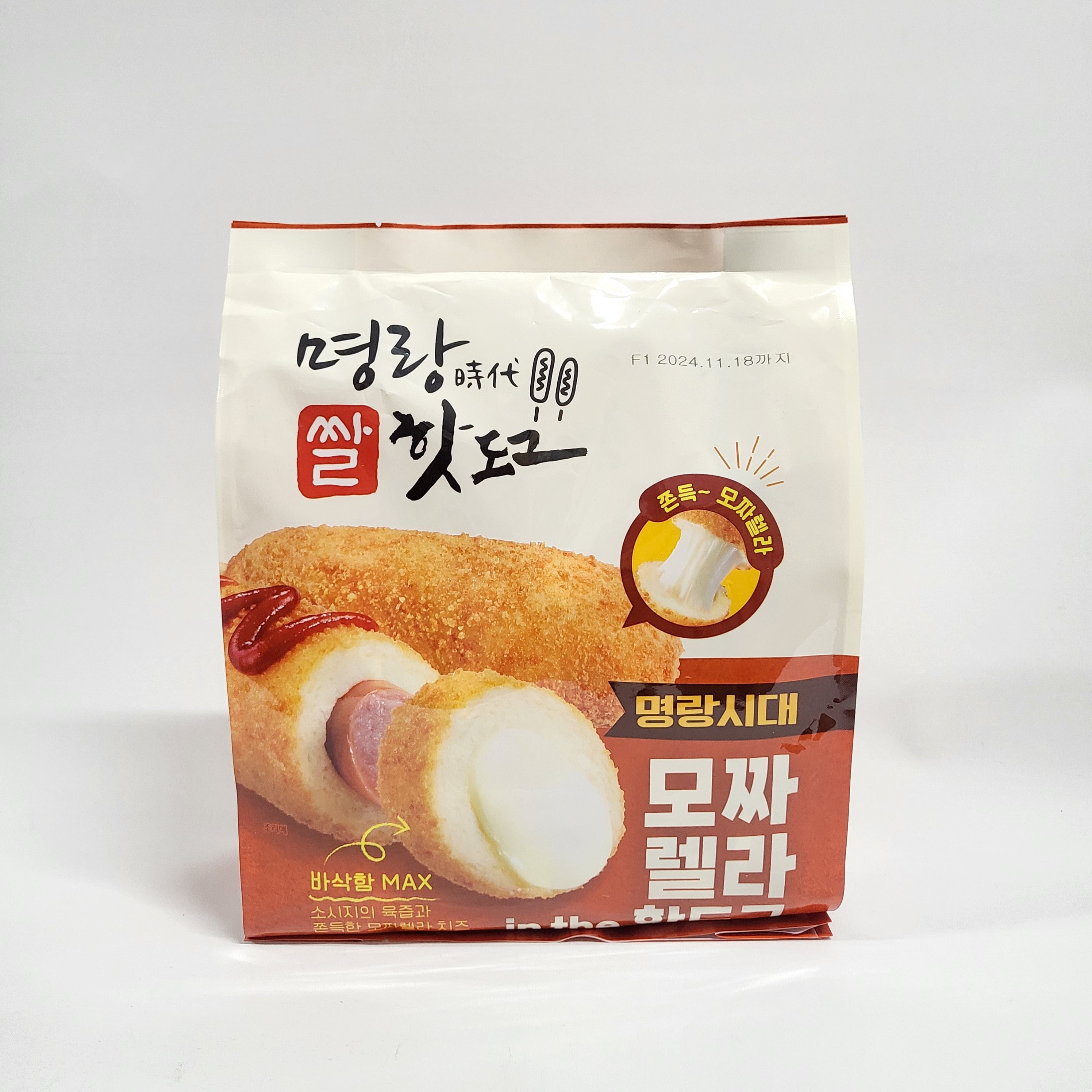 명랑 모짜렐라 가득 쌀 핫도그 치즈 소시지 핫바 10개 - 상품 이미지
