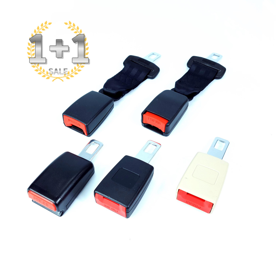 1+1 자동차 차량용 안전벨트 카시트 연장 클립 버클 길이 확장 벤츠 BMW