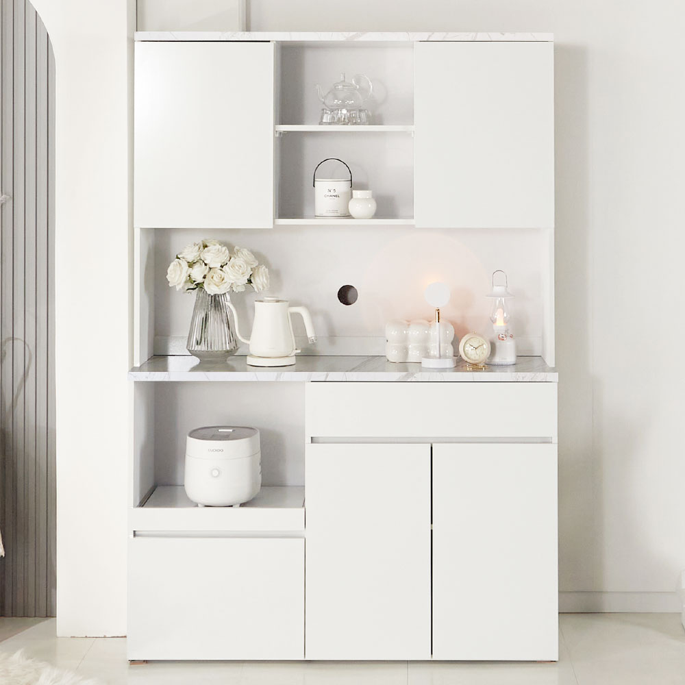 하퍼 주방수납장 키큰 렌지대 광파오븐 전자렌지장