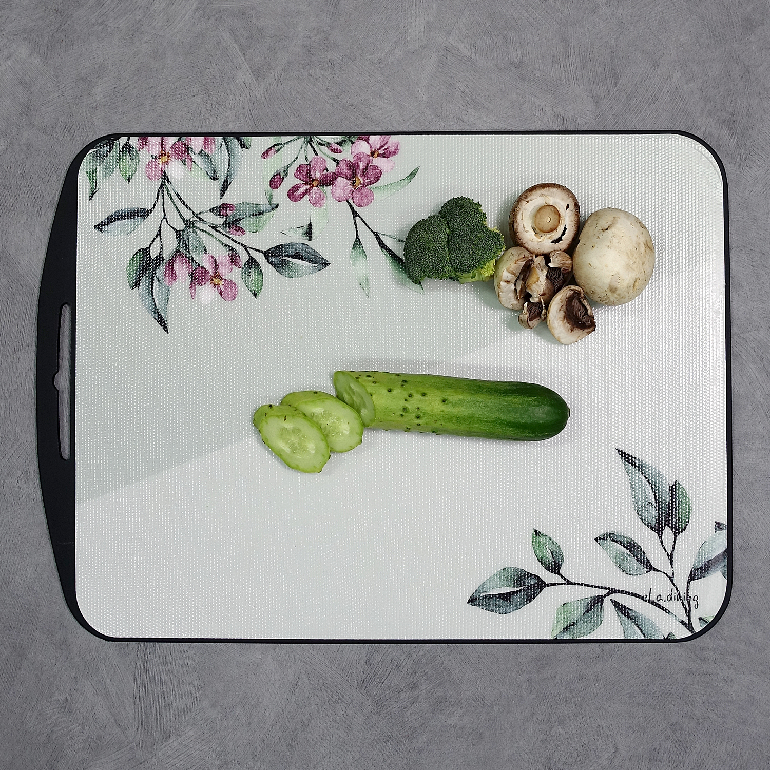 엘라다이닝 TPU 양면도마 아트 항균도마_그리너리플라워(사이즈 선택 가능) 이유식도마 위생도마 이미지 6