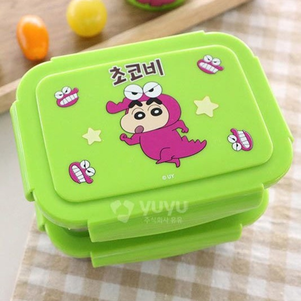 짱구 초코비 어린이 2단 도시락통 가방포함 유아 유치원 소풍 도시락 - 상세 이미지 3