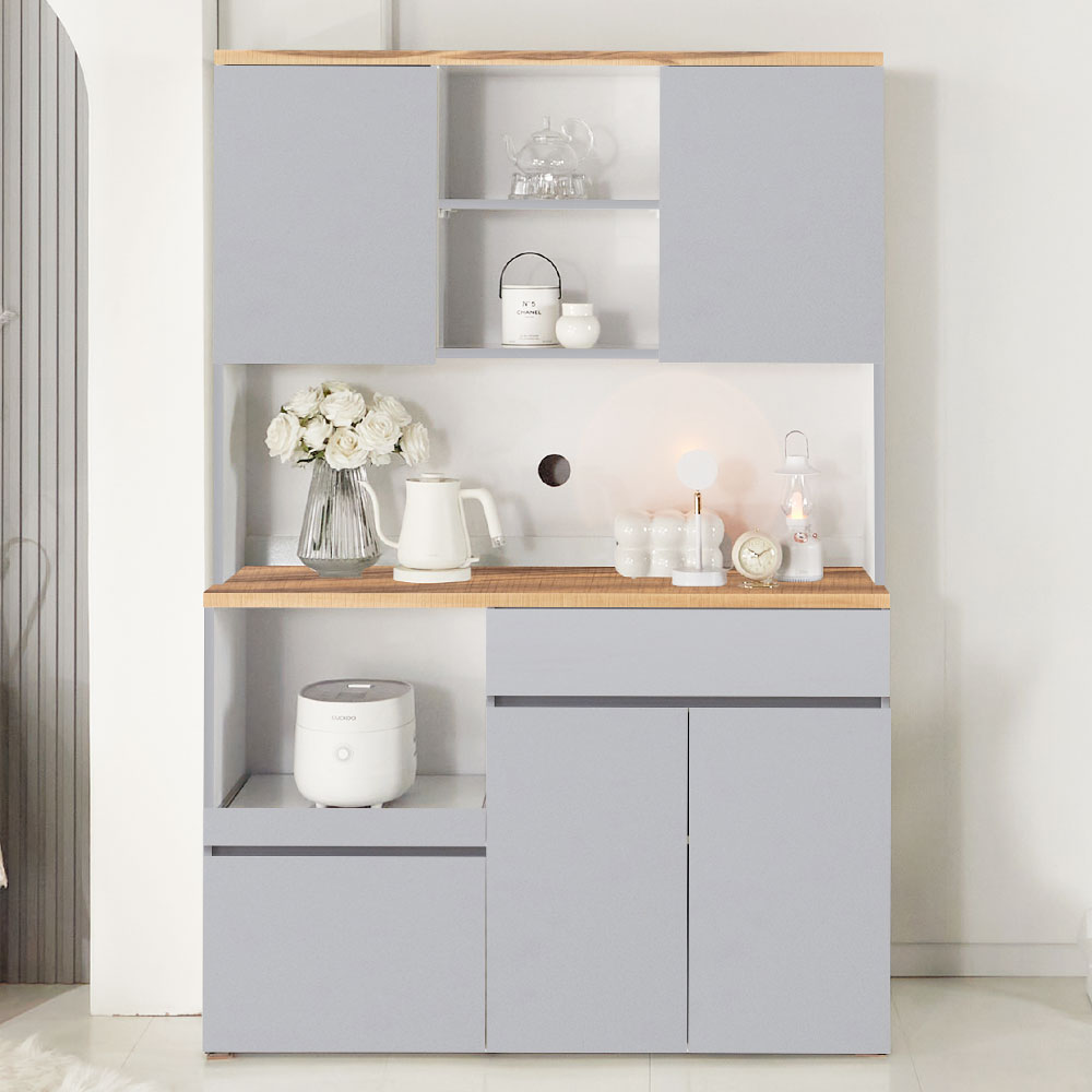 하퍼 주방수납장 키큰 렌지대 광파오븐 전자렌지장