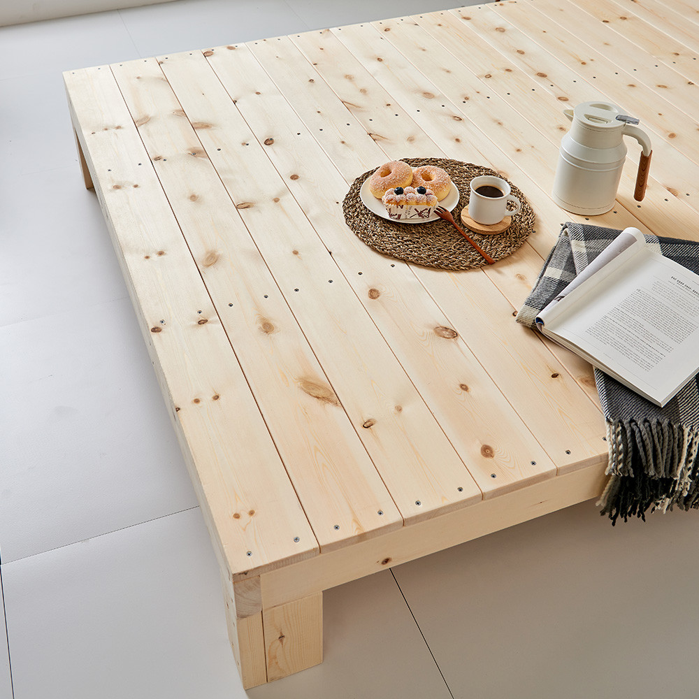 평상형 침대 원목 침대프레임 평상 수납 미니싱글
