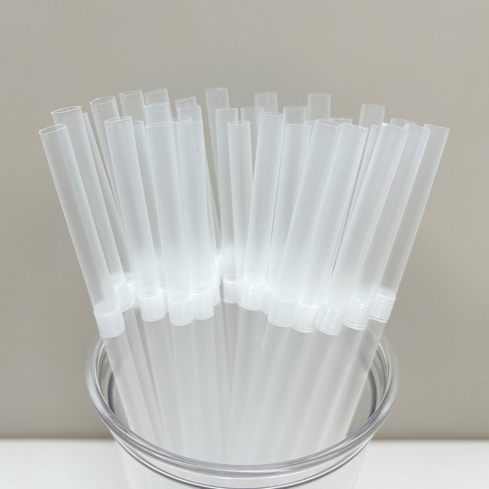 자바라 빨대 주름빨대 7mm 21-25cm 벌크 500개 카페 일회용 - 상세 이미지 2
