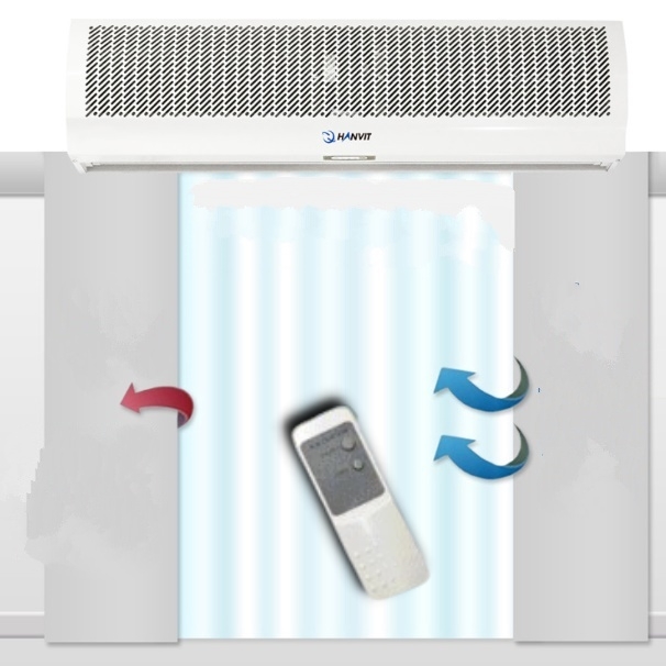 업소용 에어커튼 120cm 출입구 매장 현관 자동문에어커튼