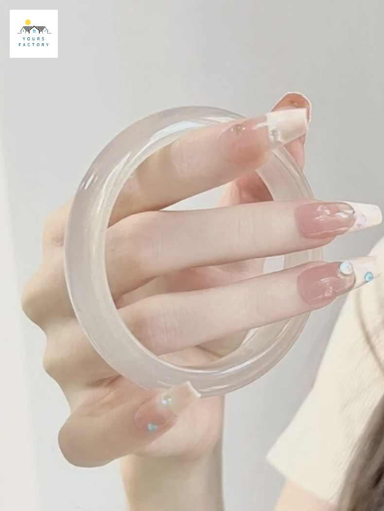 링 팔찌 비취 달빛 선물 크리스탈 여성 옥 - 상세 이미지 2