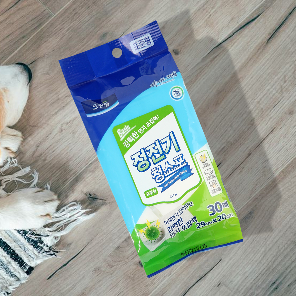 크린랩 정전기 청전기 청소포 표준형(29x20) 30매