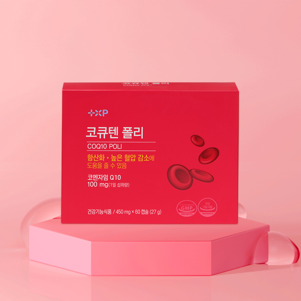 유비퀴논 코큐텐 폴리 코엔자임Q10+폴리코사놀 60캡슐, 1개