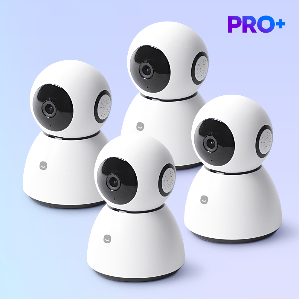 헤이홈 PRO+ 4채널 멀티뷰패키지 아기 홈캠 펫캠 강아지 cctv 카메라 - 상품 이미지