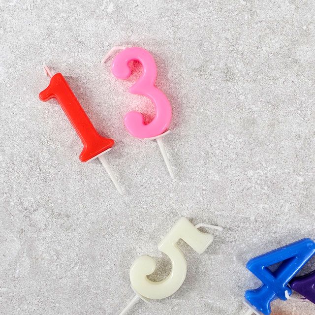 케이크초 생일 숫자 초 숫자0 - 상세 이미지 3