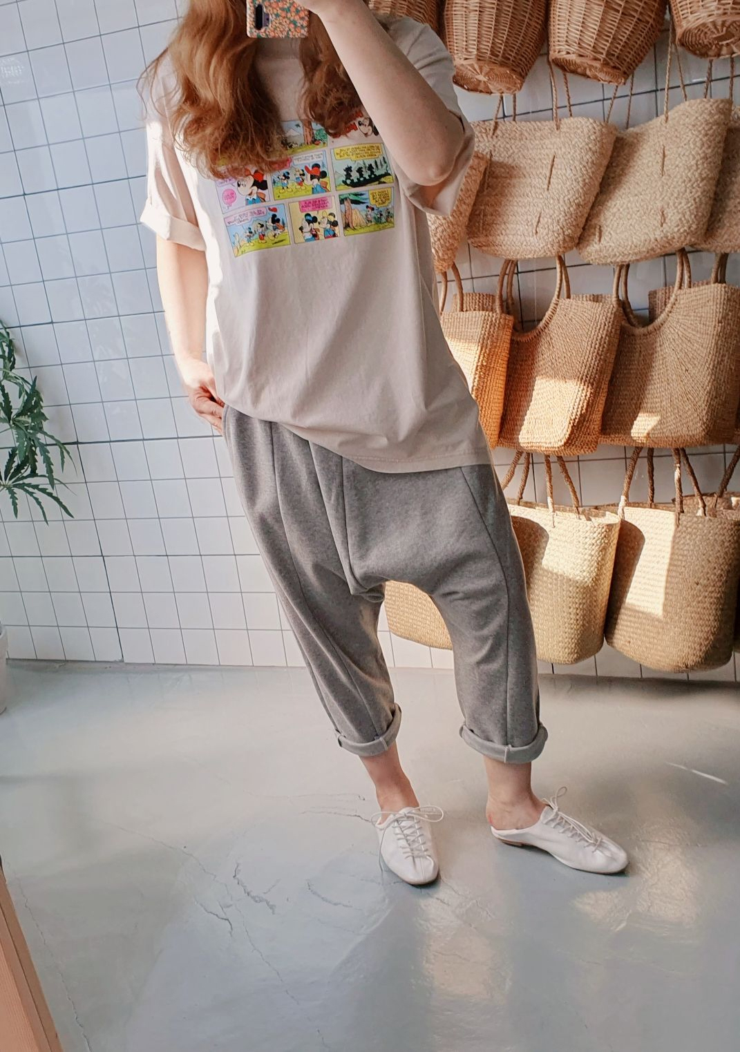 망고땡 배기 바지 이미지 6