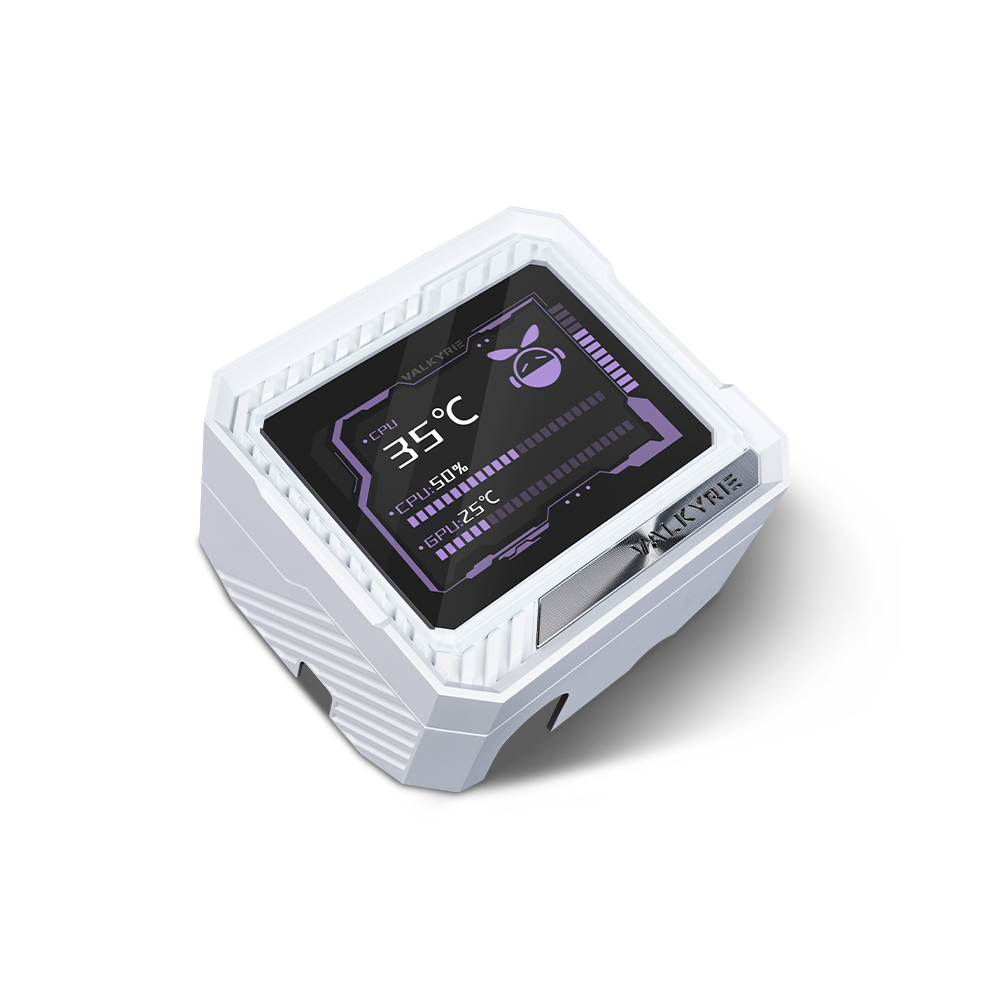 발키리 VALKYRIE V360S ARGB LCD CPU 수냉쿨러 멀린 (화이트) - 상세 이미지 4
